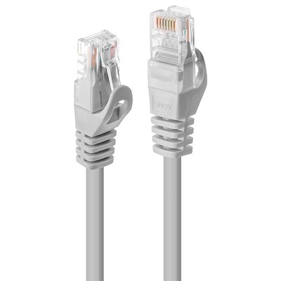 Lindy 0.3m Cat.5e U/UTP Network Cable, Grey 48360