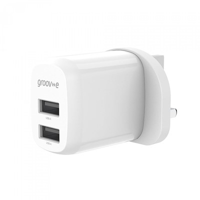 Groov-e Dual USB-A Charger 12W